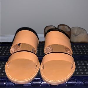 Madewell double strap boardwalk sandal